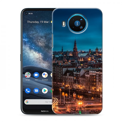 Дизайнерский силиконовый чехол для Nokia 8.3 амстердам