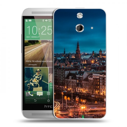 Дизайнерский пластиковый чехол для HTC One E8 амстердам