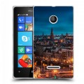 Дизайнерский пластиковый чехол для Microsoft Lumia 435 амстердам