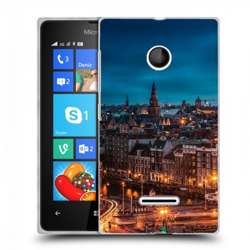 Дизайнерский пластиковый чехол для Microsoft Lumia 435 амстердам