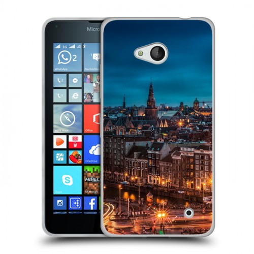 Дизайнерский пластиковый чехол для Microsoft Lumia 640 амстердам