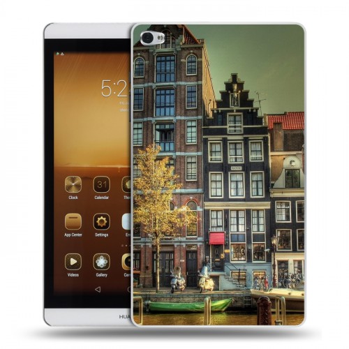 Дизайнерский силиконовый чехол для Huawei MediaPad M2 амстердам