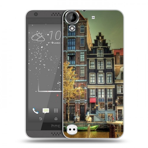 Дизайнерский пластиковый чехол для HTC Desire 530 амстердам