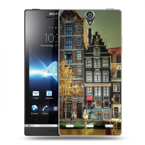 Дизайнерский пластиковый чехол для Sony Xperia S амстердам