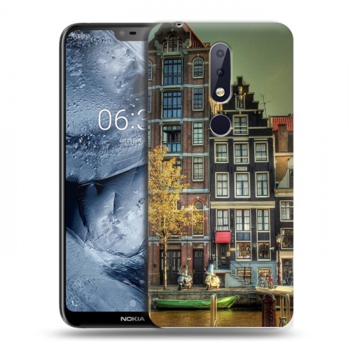 Дизайнерский силиконовый чехол для Nokia 6.1 Plus амстердам