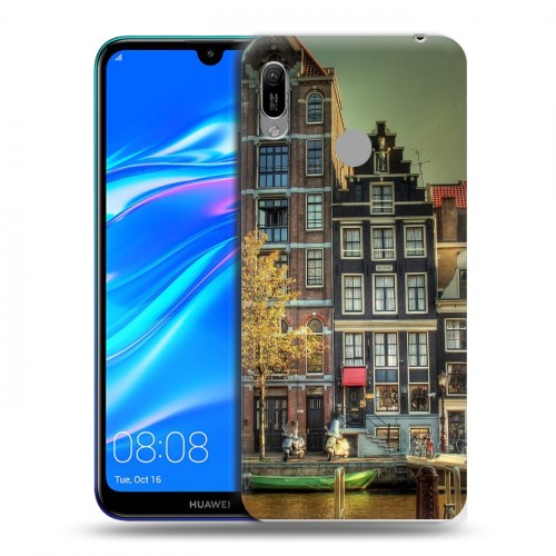 Дизайнерский пластиковый чехол для Huawei Y6 (2019) амстердам