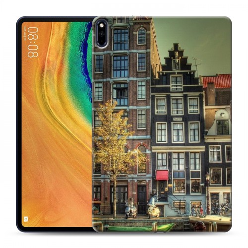 Дизайнерский силиконовый чехол для Huawei MatePad Pro амстердам