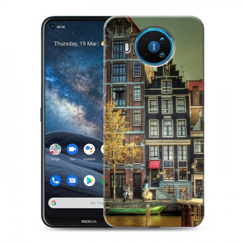 Дизайнерский силиконовый чехол для Nokia 8.3 амстердам