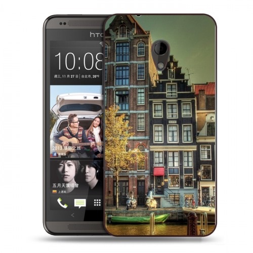 Дизайнерский пластиковый чехол для HTC Desire 700 амстердам