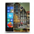 Дизайнерский пластиковый чехол для Microsoft Lumia 435 амстердам