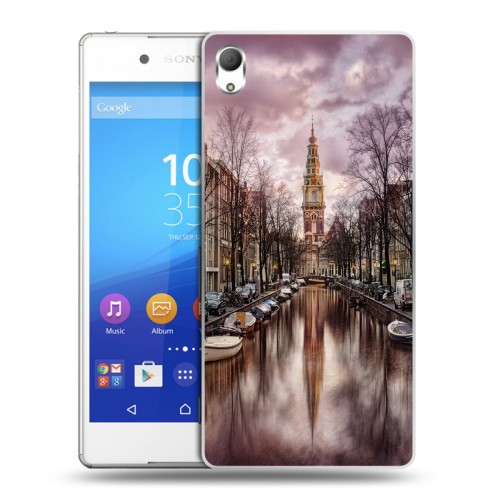 Дизайнерский пластиковый чехол для Sony Xperia Z3+ амстердам