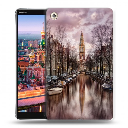 Дизайнерский пластиковый чехол для Huawei MediaPad M5 8.4 амстердам