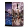 Дизайнерский пластиковый чехол для Nokia 7 Plus амстердам