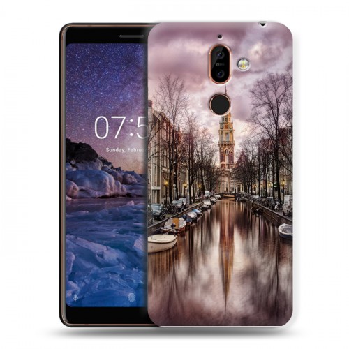 Дизайнерский пластиковый чехол для Nokia 7 Plus амстердам