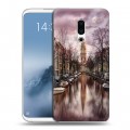 Дизайнерский силиконовый чехол для Meizu 16th Plus амстердам