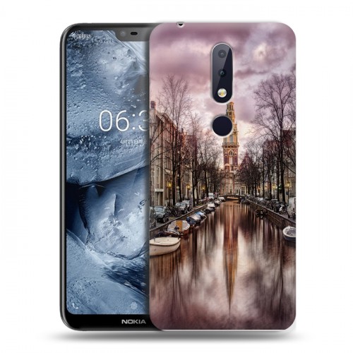 Дизайнерский пластиковый чехол для Nokia 6.1 Plus амстердам