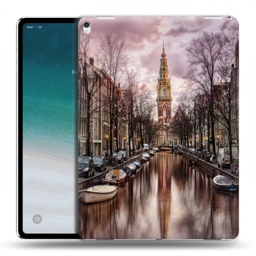 Дизайнерский силиконовый чехол для IPad Pro 12.9 (2018) амстердам