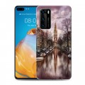 Дизайнерский пластиковый чехол для Huawei P40 амстердам