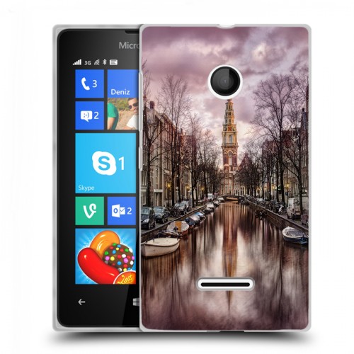 Дизайнерский пластиковый чехол для Microsoft Lumia 435 амстердам