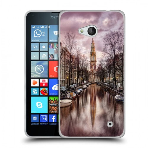 Дизайнерский пластиковый чехол для Microsoft Lumia 640 амстердам