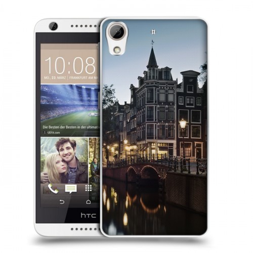 Дизайнерский силиконовый чехол для HTC Desire 626 амстердам