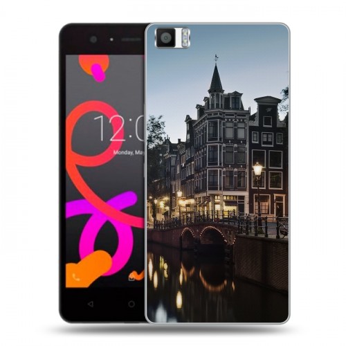 Дизайнерский силиконовый чехол для BQ Aquaris M5 амстердам