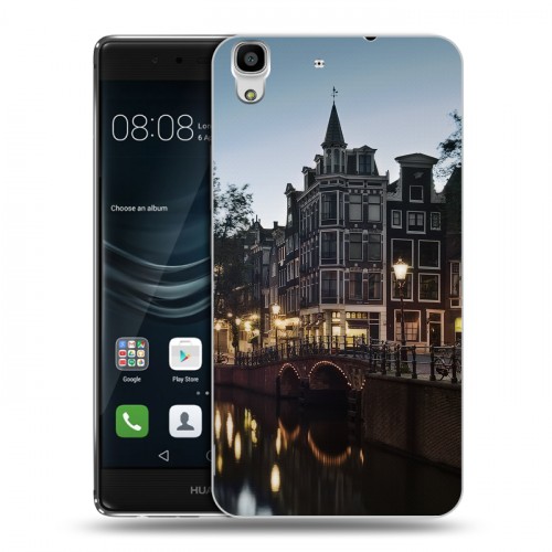 Дизайнерский пластиковый чехол для Huawei Y6II амстердам