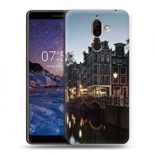 Дизайнерский пластиковый чехол для Nokia 7 Plus амстердам