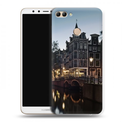 Дизайнерский пластиковый чехол для Huawei Y9 (2018) амстердам