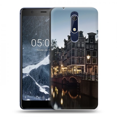 Дизайнерский пластиковый чехол для Nokia 5.1 амстердам