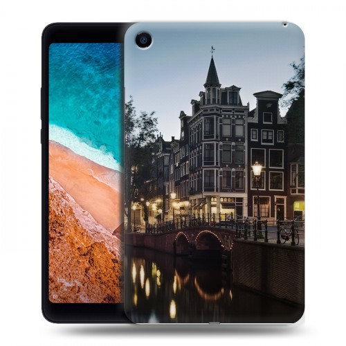 Дизайнерский силиконовый чехол для Xiaomi Mi Pad 4 амстердам