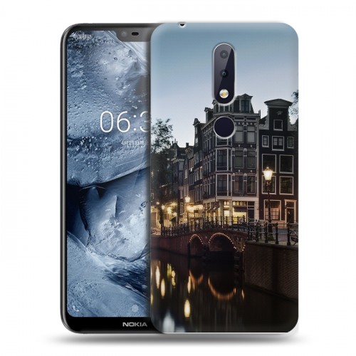 Дизайнерский пластиковый чехол для Nokia 6.1 Plus амстердам