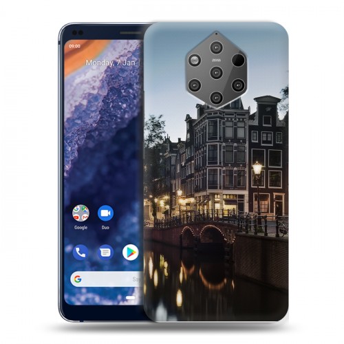 Дизайнерский силиконовый чехол для Nokia 9 PureView амстердам