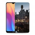 Дизайнерский силиконовый с усиленными углами чехол для Xiaomi RedMi 8A амстердам