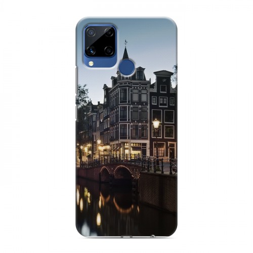 Дизайнерский пластиковый чехол для Realme C15 амстердам