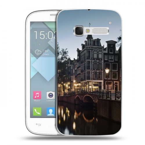 Дизайнерский пластиковый чехол для Alcatel One Touch Pop C5 амстердам