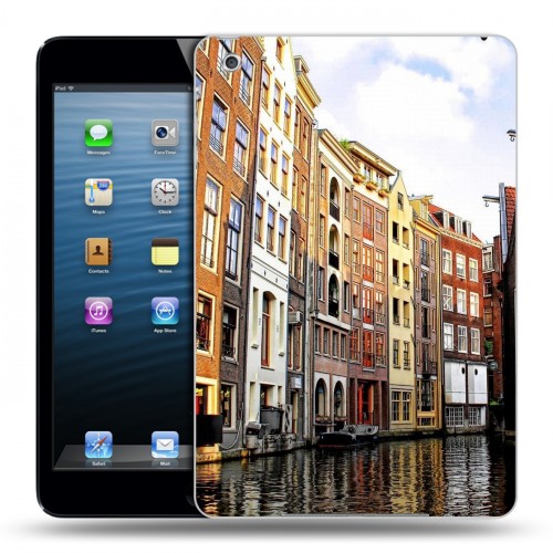 Дизайнерский силиконовый чехол для Ipad Mini амстердам