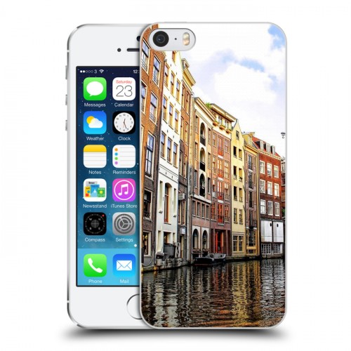 Дизайнерский пластиковый чехол для Iphone 5s амстердам