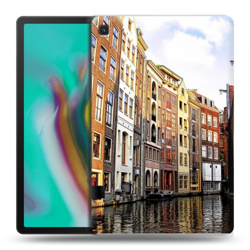 Дизайнерский пластиковый чехол для Samsung Galaxy Tab S5e амстердам
