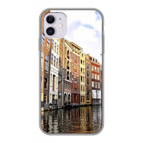 Дизайнерский пластиковый чехол для Iphone 11 амстердам