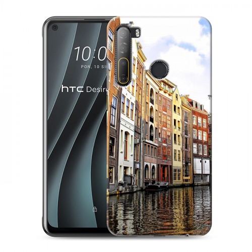 Дизайнерский пластиковый чехол для HTC Desire 20 Pro амстердам