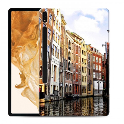 Дизайнерский силиконовый чехол для Samsung Galaxy Tab S8 Plus амстердам