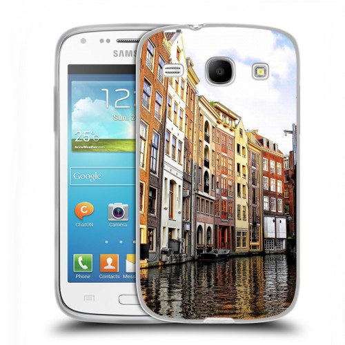 Дизайнерский силиконовый чехол для Samsung Galaxy Core амстердам