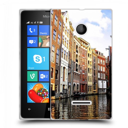 Дизайнерский пластиковый чехол для Microsoft Lumia 435 амстердам