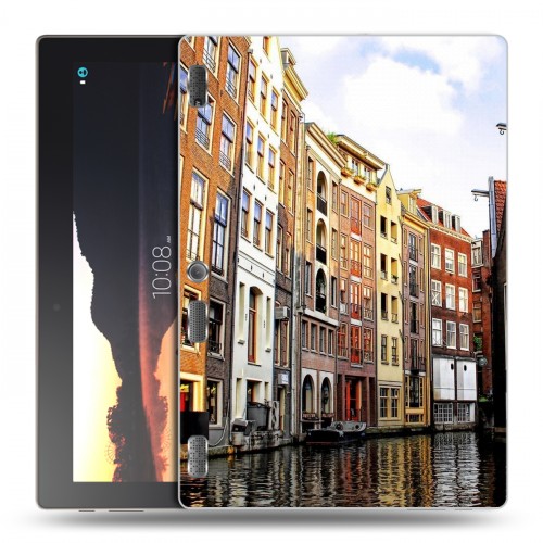 Дизайнерский силиконовый чехол для Lenovo Tab 2 A10 амстердам