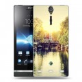 Дизайнерский пластиковый чехол для Sony Xperia S амстердам