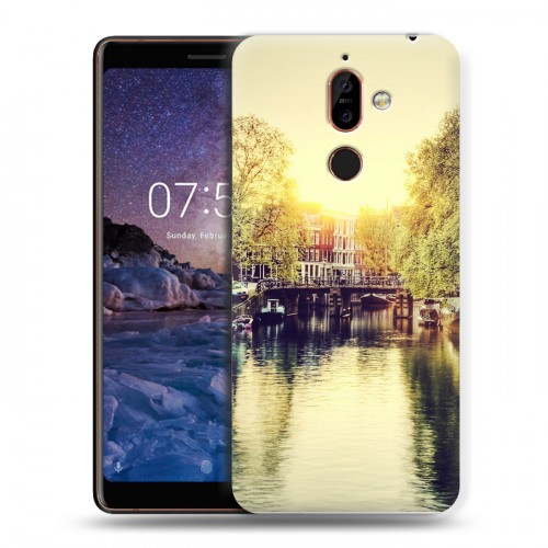 Дизайнерский пластиковый чехол для Nokia 7 Plus амстердам