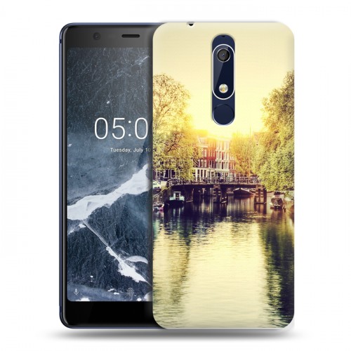 Дизайнерский пластиковый чехол для Nokia 5.1 амстердам