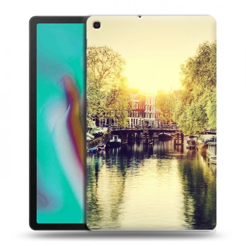 Дизайнерский пластиковый чехол для Samsung Galaxy Tab A 10.1 (2019) амстердам