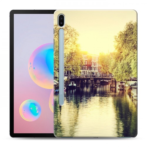 Дизайнерский силиконовый чехол для Samsung Galaxy Tab S6 амстердам